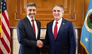 عبدالله بن زايد يلتقي وزير الداخلية الأميركي في واشنطن