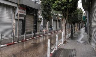 إضراب شامل يعم الضفة الغربية