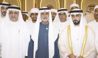 نهيان بن مبارك يحضر حفل زفاف حمد الزعابي