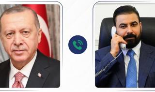 أردوغان يؤكد للزيدي دعم بلاده لاستقرار العراق وتشكيل حكومة جديدة