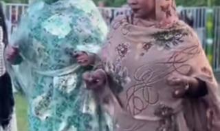 شاهد بالصورة والفيديو.. سودانية “منقبة” تدخل في وصلة رقص مثيرة وتعرض نفسها لسخرية الجمهور