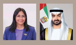 رئيس الدولة يعزي هاتفياً رئيسة فنزويلا في ضحايا الزلزال