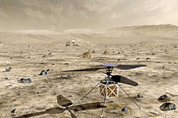 «ناسا» تستكشف الطيران على المريخ بأول «هليكوبتر»