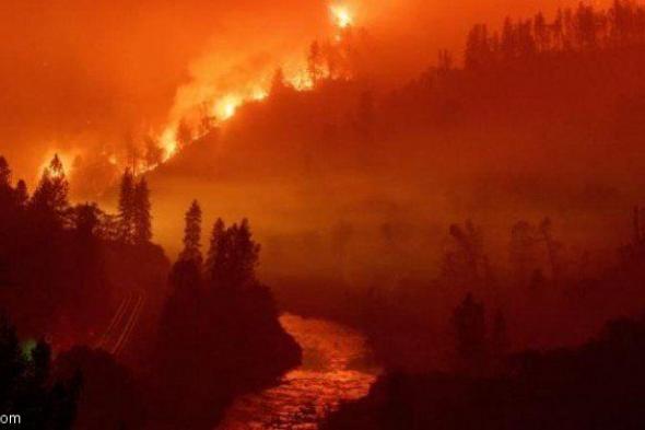 حريق غابات جديد في كاليفورنيايتسبب في إجلاء السكان