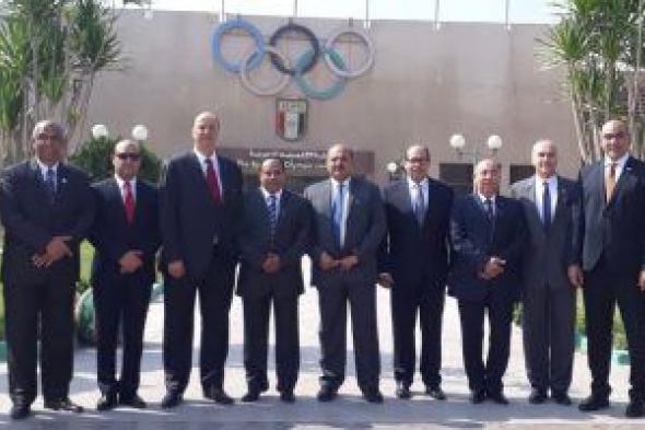 وفد الأوليمبية المصرية فى زيارة للدولية بسويسرا