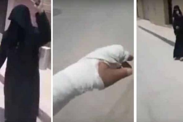 فيديو مستهجن.. فتاة تكسر يد أبيها بعدما اعتدى على أمها.. بيكفي ١٥ سنة من المعاناة بسببه
