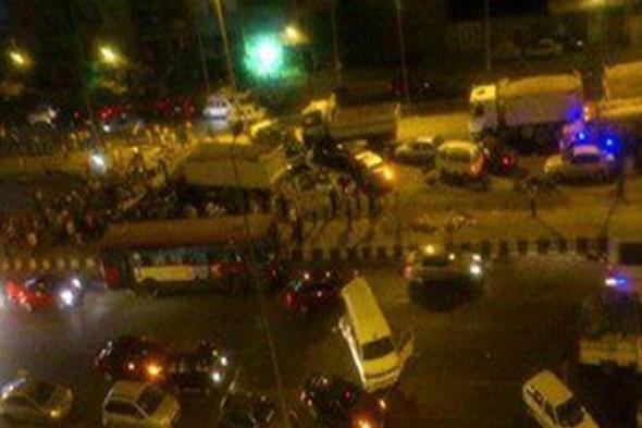 أخبار مصر | عاجل.. حادث تصادم مروع على الطريق الدائري بالمعادي (فيديو)