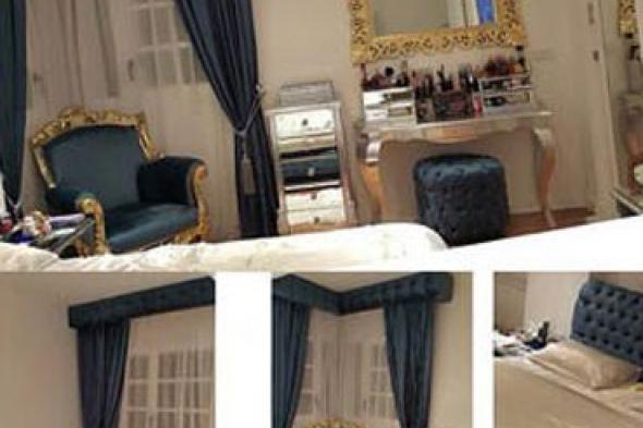 بالصور .. غرفة نوم مى عز الدين "الملكية"