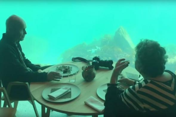 بالفيديو: افتتاح أكبر مطعم مغمور تحت الماء في أوروبا