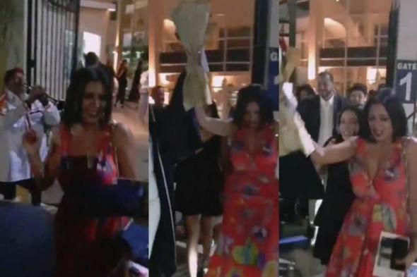 بالفيديو.. رانيا يوسف ترقص أمام مدرسة ابنتها احتفالا بتخرجها