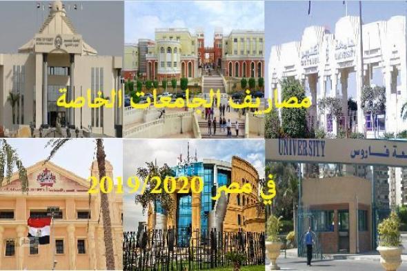مصاريف الجامعات الخاصة في مصر 2019/2020 والحد الأدنى للتقديم في الكليات الخاصة