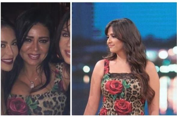 !في أول لقاء تلفزيوني لها بعد ١٧ سنة.. ياسمين عبد العزيز ترتدي فستان رانيا يوسف.. هذا ما اضافته ليصبح محتشماً