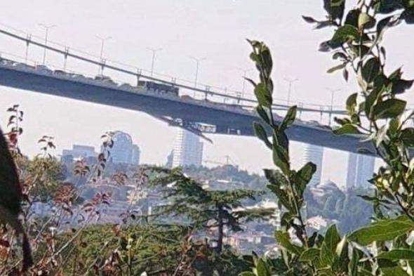 شاهد.. تضرر سياج جسر 15 يوليو في تركيا بسبب زلزال اسطنبول