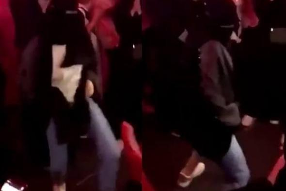 مقطع فيديو أثار الجدل لراقصة منتقبة في السعودية