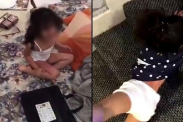 خادمة تُعذب طفلة وتسحلها: «أنتم عرب تستاهلون» (فيديو)