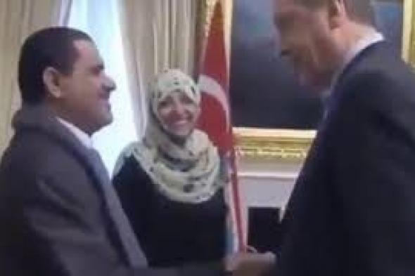 شاهد.. إستقبال الرئيس "التركي" للناشطة اليمنية"توكل كرمان" وزوج الأخيرة يظهر لأول مرة ..وهذا ماطلبته من (أردوغان)