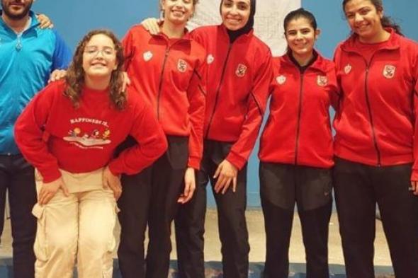 سيدات الأهلي يتوجن بلقب بطولة منطقة القاهرة لتنس الطاولة