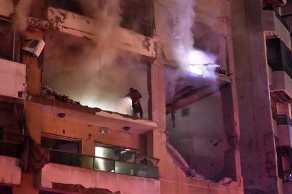لبنان: انتشال جثث 3 أشخاص جراء قصف إسرائيل لمبنى بالضاحية الجنوبية لبيروت