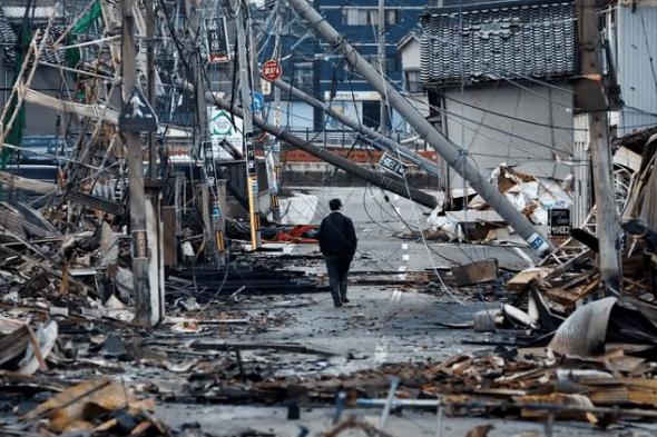 ارتفاع حصيلة ضحايا زلزال اليابان إلى 326 قتيلا ومفقودا