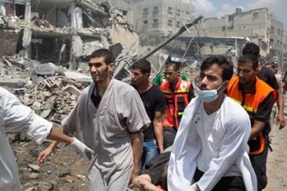 الهلال الأحمر الفلسطيني: الاحتلال مستمر في قصف محيط مُستشفى "الأمل" لليوم الثالث