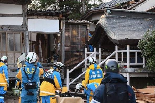 ارتفاع كبير لعدد قتلى زلزال اليابان.. والطقس يعقّد البحث عن ناجين