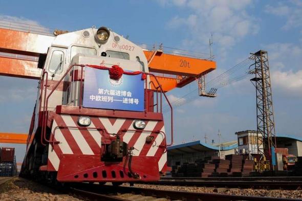 شانغهاي تطلق أول قطار شحن بين الصين وأوروبا في 2024