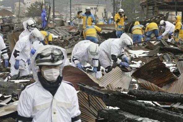تسونامي ضرب محطة نووية في أعقاب زلزال رأس السنة في اليابان