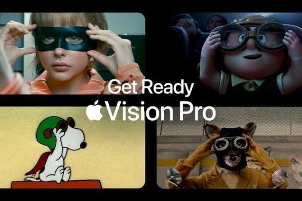 تكنولوجيا: إطلاق Apple Vision Pro في 2 فبراير، وبدء تلقي الطلبات المسبقة في 19 يناير #CES2024