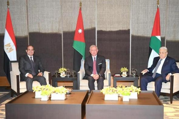 متحدث الرئاسة يصدر بيانًا بشأن مخرجات القمة الثلاثية بالأردن