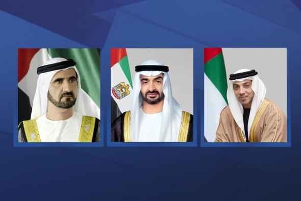 الامارات | رئيس الدولة ونائباه يهنئون سلطان عمان بذكرى توليه مقاليد الحكم