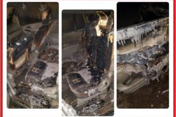 إب..مجهولون يُحرقون سيارة مواطن في مديرية المشنة