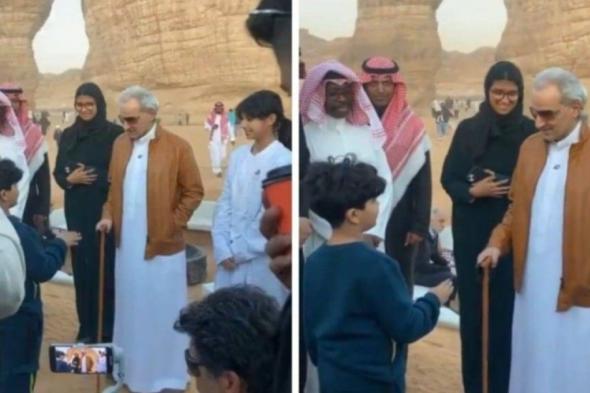 بالفيديو- طفل يدخل في تحدٍ مع الأمير الوليد بن طلال.. وهذا ما حصل