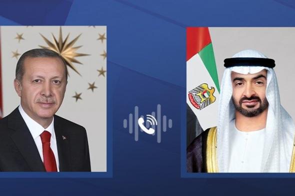 الامارات | رئيس الدولة يبحث هاتفياً مع الرئيس التركي علاقات التعاون والعمل المشترك