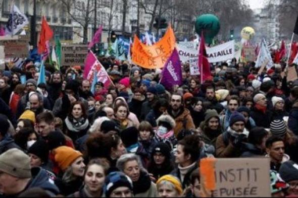 فرنسا : 75 ألف شخص تظاهروا اليوم ضد قانون الهجرة الجديد