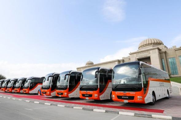 الامارات | «مواصلات الشارقة» تدشن 10 حافلات كهربائية صديقة للبيئة