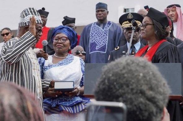 اختصار مراسم تنصيب رئيس ليبيريا الجديد