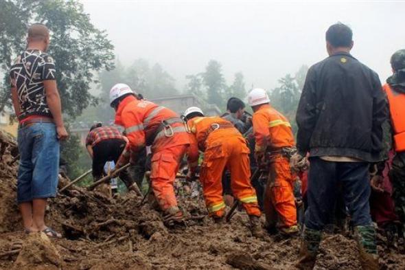 ارتفاع حصيلة ضحايا انهيار أرضي في الصين
