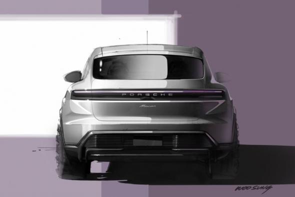 تكنولوجيا: شركة Porsche تكشف عن تصميم سيارة Macan الكهربائية الجديدة
