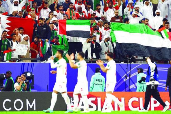 الامارات | جمهور الإمارات حضر مبكراً وآزر «الأبيض» بقوة في الدوحة