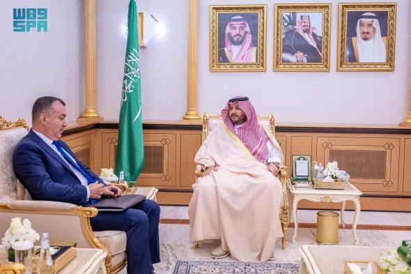 السعودية | الأمير تركي بن محمد بن فهد يستقبل سفير جمهورية الجزائر لدى المملكة