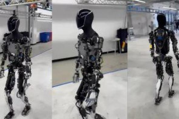 تكنولوجيا: إيلون ماسك يشارك فيديو لروبوت تيسلا أوبتيموس وهو يمشى مثل الإنسان