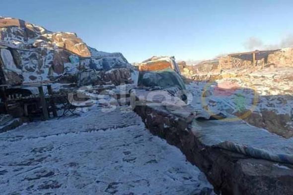 الثلوج تغطى سانت كاترين.. تفاصيل حالة الطقس بمدن جنوب سيناء السياحية