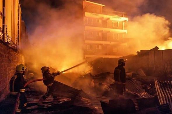 300 جريح جراء حريق ناجم عن انفجار غاز في كينيا