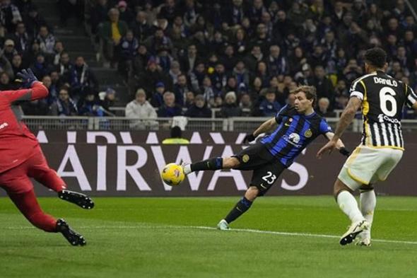 إنتر ميلان يفوز على يوفنتوس بهدف نظيف في الدوري الإيطالي