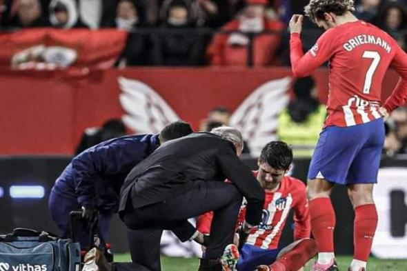 أتليتكو مدريد يكشف تفاصيل إصابة ألفارو موراتا