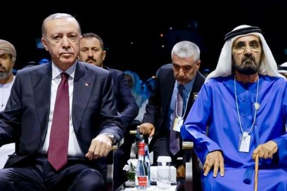 محمد بن راشد يلتقي الرئيس التركي