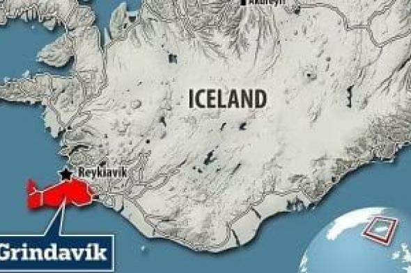 تكنولوجيا: صور الأقمار الصناعية تكشف الثوران البركانى فى أيسلندا من الفضاء