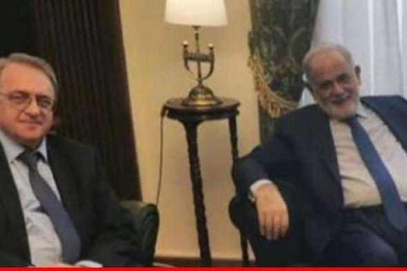 أبو زيد عرض مع بوغدانوف التصعيد في جنوب لبنان وانتخاب رئيس للجمهورية