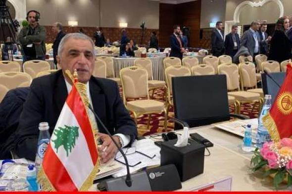 قاسم هاشم التقى رئيس البرلمان الجزائري والوفود المشاركة باجتماعات اتحاد البرلمانات الإسلامية