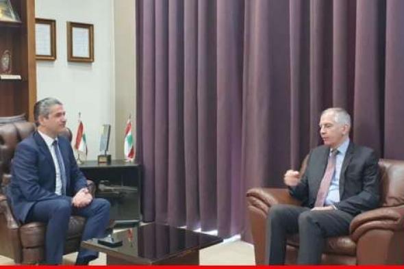 محافظ البقاع بحث مع سفير فرنسا في عدة مواضيع بما فيها موضوع النزوح السوري